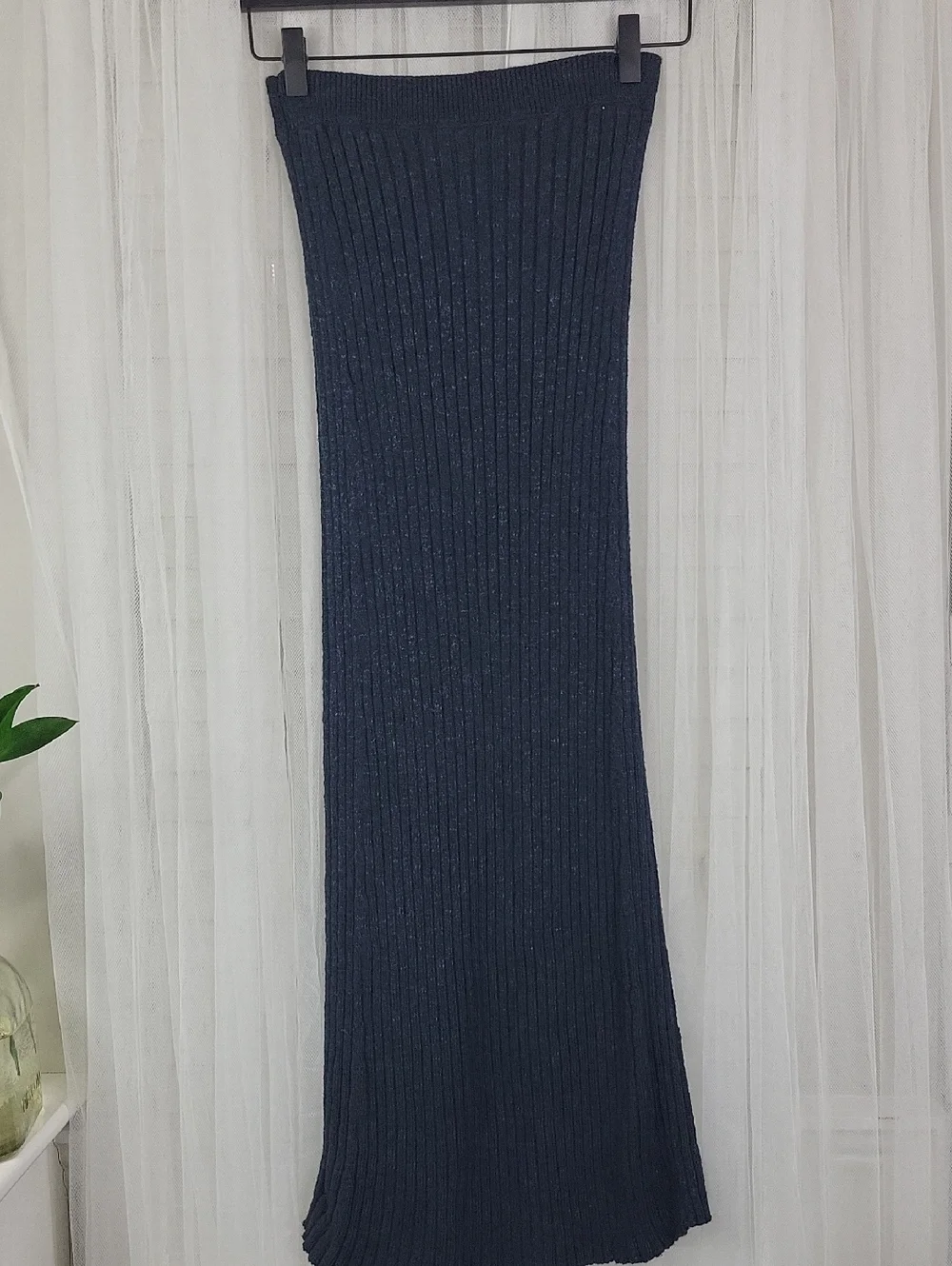 Free People Womens Black Combo Knit Skirt. Size S‎